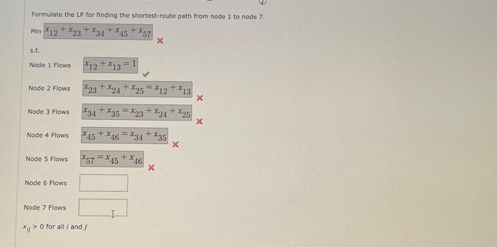 Solved Consider The Network Below. Formulate The LP For | Chegg.com