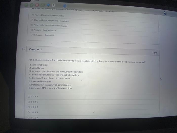 Solved D Question 1 1 pts A DECREASE in the value of which | Chegg.com