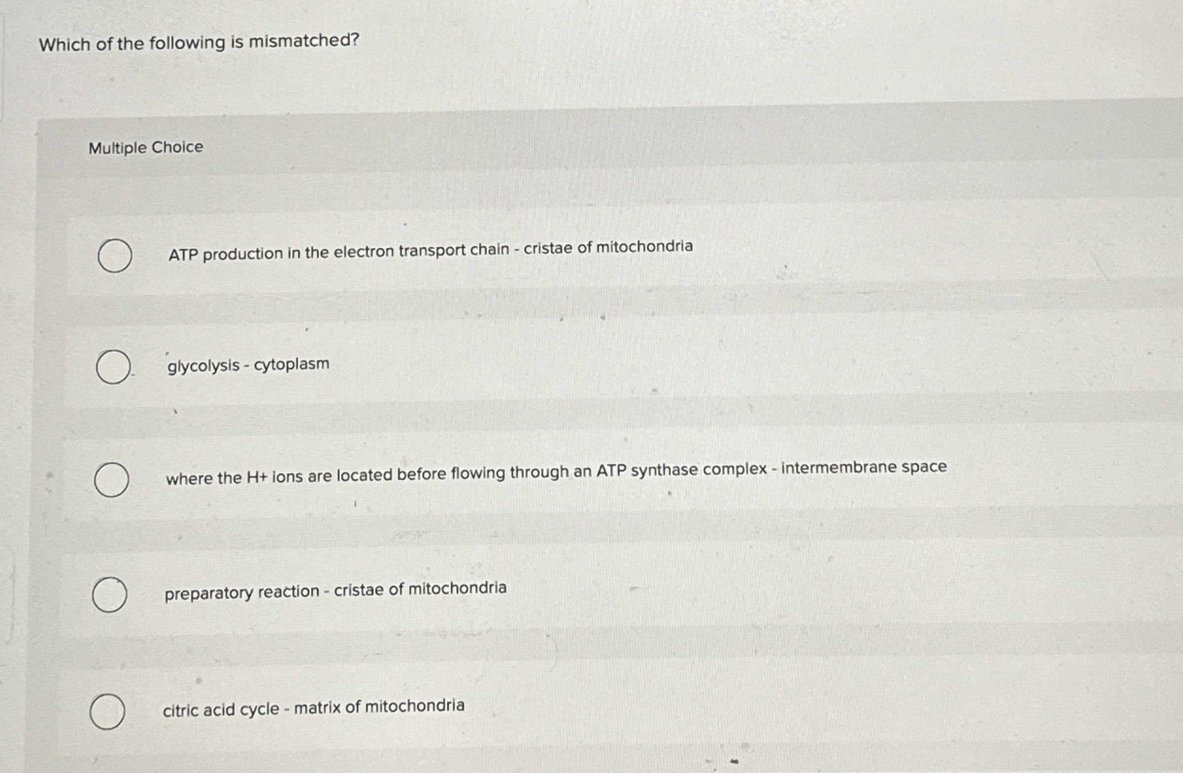 Solved Which of the following is mismatched?Multiple