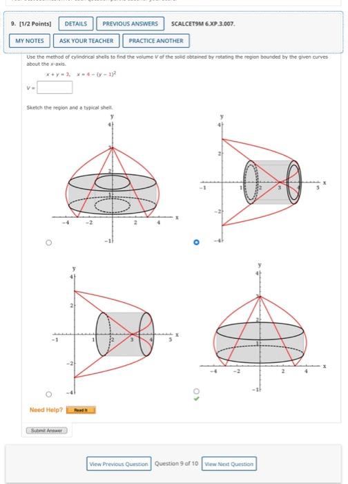 Solved Une the method of colid Use the method of crlindrical | Chegg.com