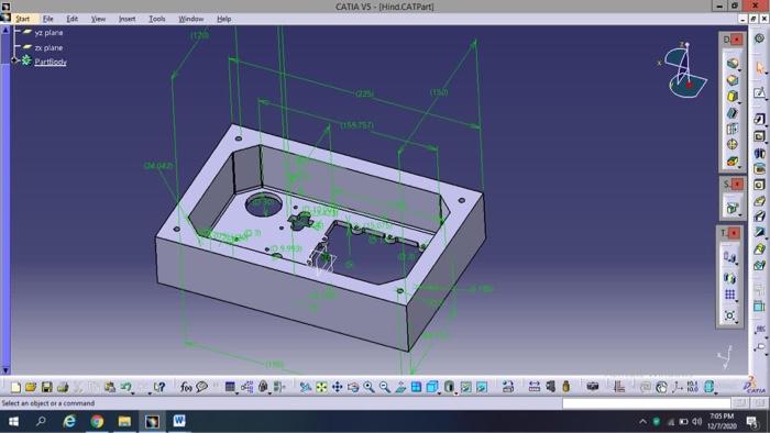 Solved Write G-code program to machine the part shown in the | Chegg.com