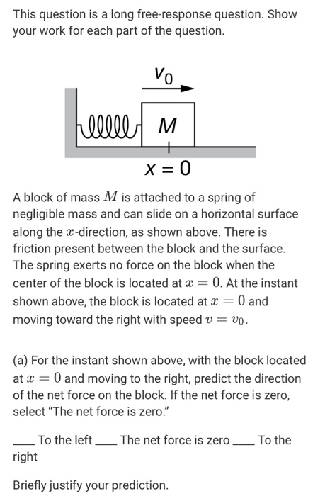 Solved (b) The Above Graph Indicates The Force Exerted On | Chegg.com