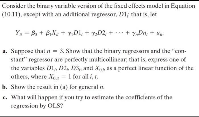 Solved Consider The Binary Variable Version Of The Fixed | Chegg.com