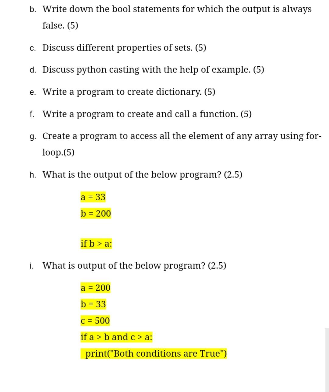 Solved What is the output of the below program? a = 33﻿﻿ b | Chegg.com