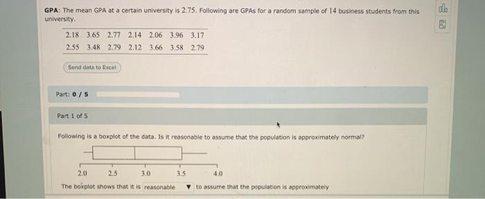 Solved dhe GPA: The mean GPA at a certain university is | Chegg.com