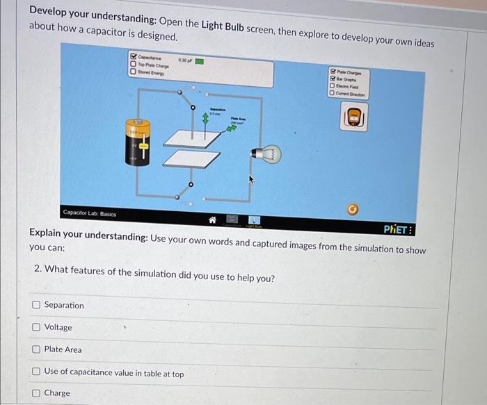 Develop your understanding: Open the Light Bulb | Chegg.com