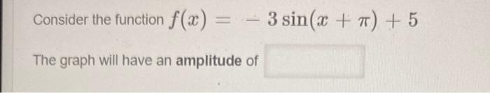 Solved Consider the function f(c) = 5 sin (2) Which of the | Chegg.com