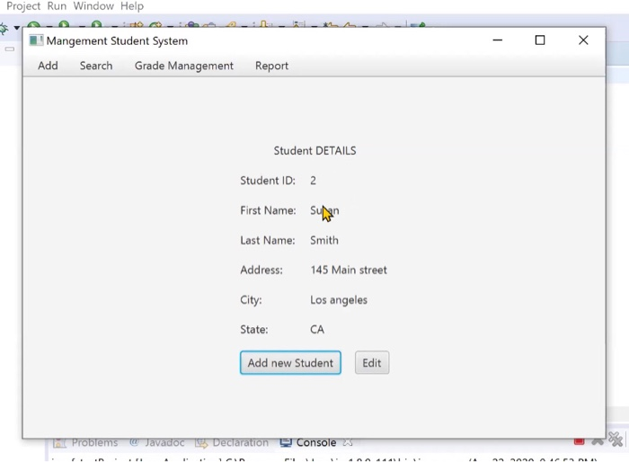 student management system | codsoft task 3 | java... Solved Х Mangement Student Sy... Add Search Grade Management | Chegg.com