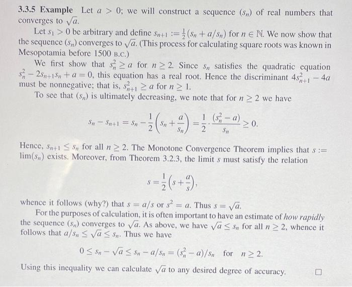 Solved 13. Use the method in Example 3.3.5 to calculate 2, | Chegg.com