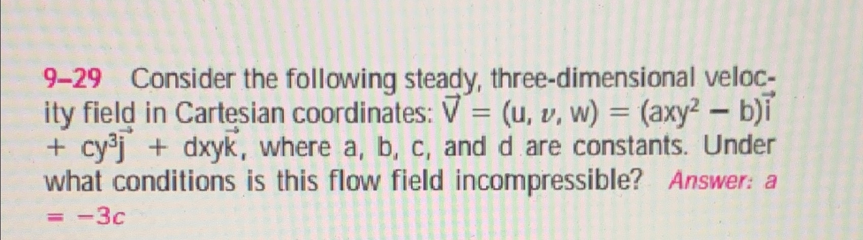 Solved 9-29 ﻿Consider the following steady, | Chegg.com