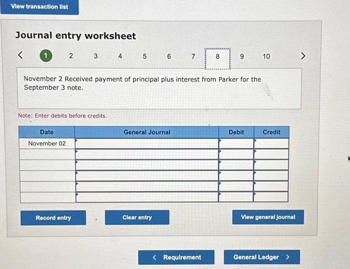 Solved Journal entry worksheet 2 Note: Enter debits before | Chegg.com
