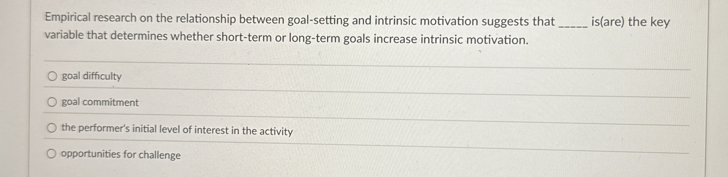 Solved Empirical research on the relationship between | Chegg.com