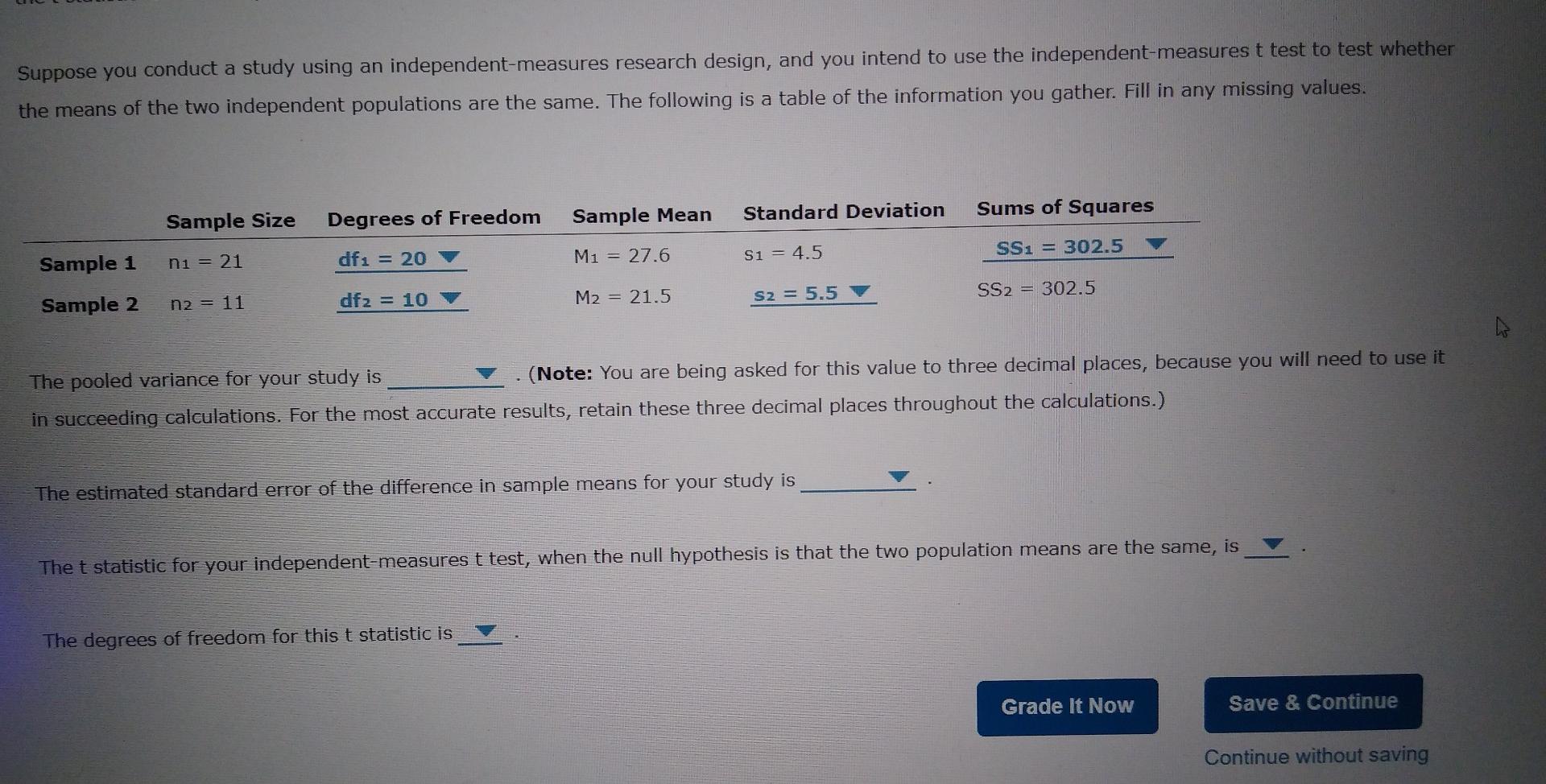 Solved Suppose you conduct a study using an | Chegg.com