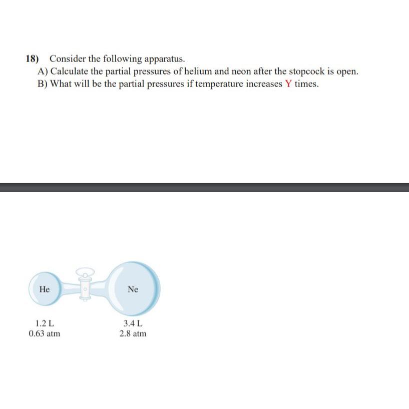 Solved Consider The Following Apparatus A ﻿calculate The