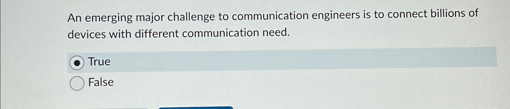 Solved An emerging major challenge to communication | Chegg.com
