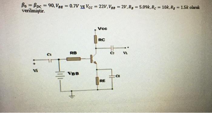 Solved What is the current gain and voltage gain of the | Chegg.com