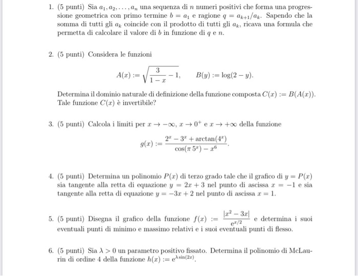 Solved 1 5 Points Let A1 A Sequence Of N Chegg Com