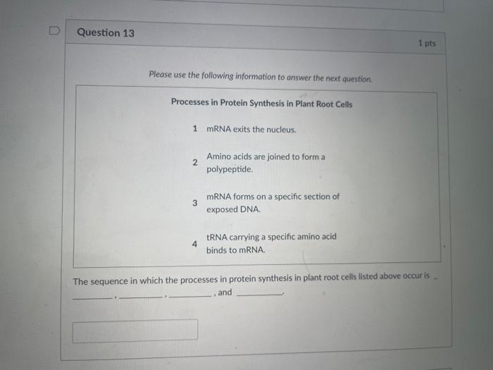 Solved Question 3 1 pts Please use the following information | Chegg.com