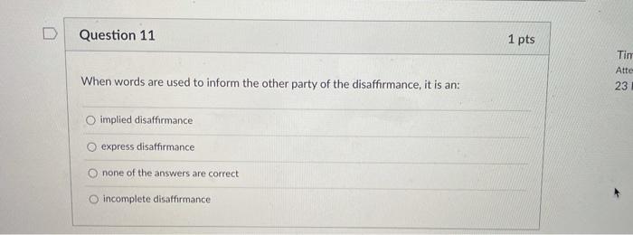Solved Question 11 1 pts Tin Atte When words are used to | Chegg.com