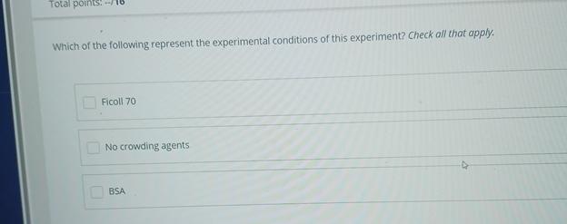 Solved Which of the following represent the experimental | Chegg.com