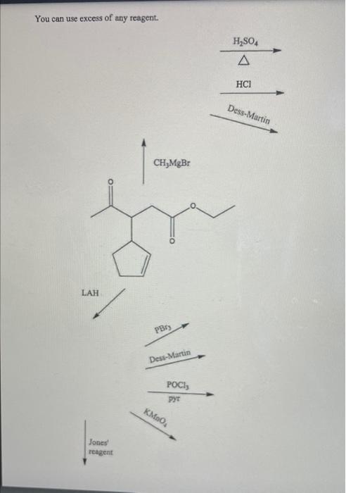 Solved What is the end product of the OH rxns given the | Chegg.com