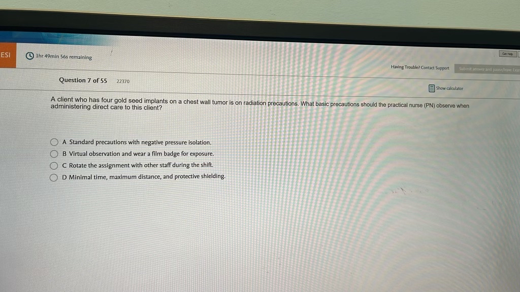 Solved Ihr 49 ﻿min 56 ﻿remainingHaving Trouble? Contact | Chegg.com