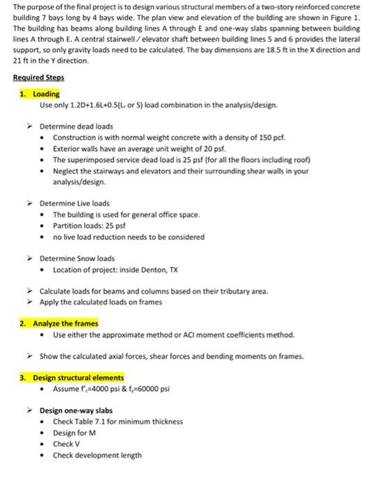 The purpose of the final project is to design various | Chegg.com