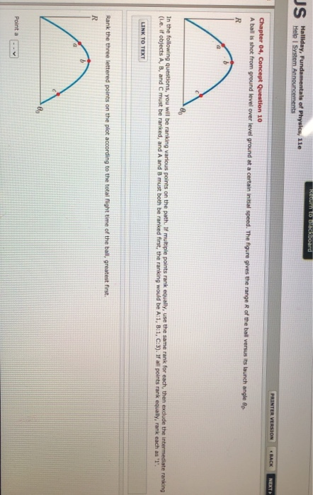 Solved PRINTER VERSION 4 BACK Chapter 04, Concept Question | Chegg.com