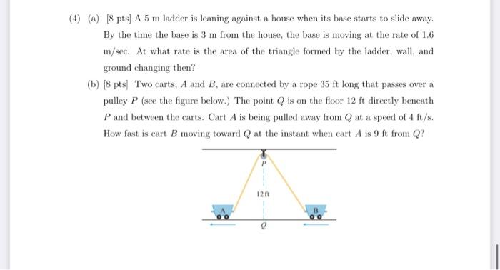 Ex 6.1, 10 - A ladder 5 m long is leaning against a wall