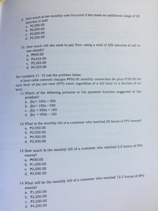 Multiple Choice Choose The Letter Of The Best Chegg Com
