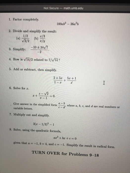 Solved 1. 26d (AMAIC) svielvia @ mwob qoT e qu motoa d