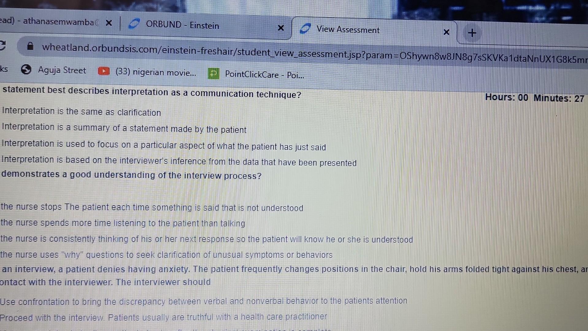 Solved statement best describes interpretation as a | Chegg.com