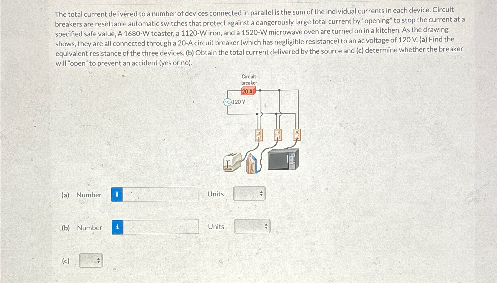 Solved The total current delivered to a number of devices | Chegg.com