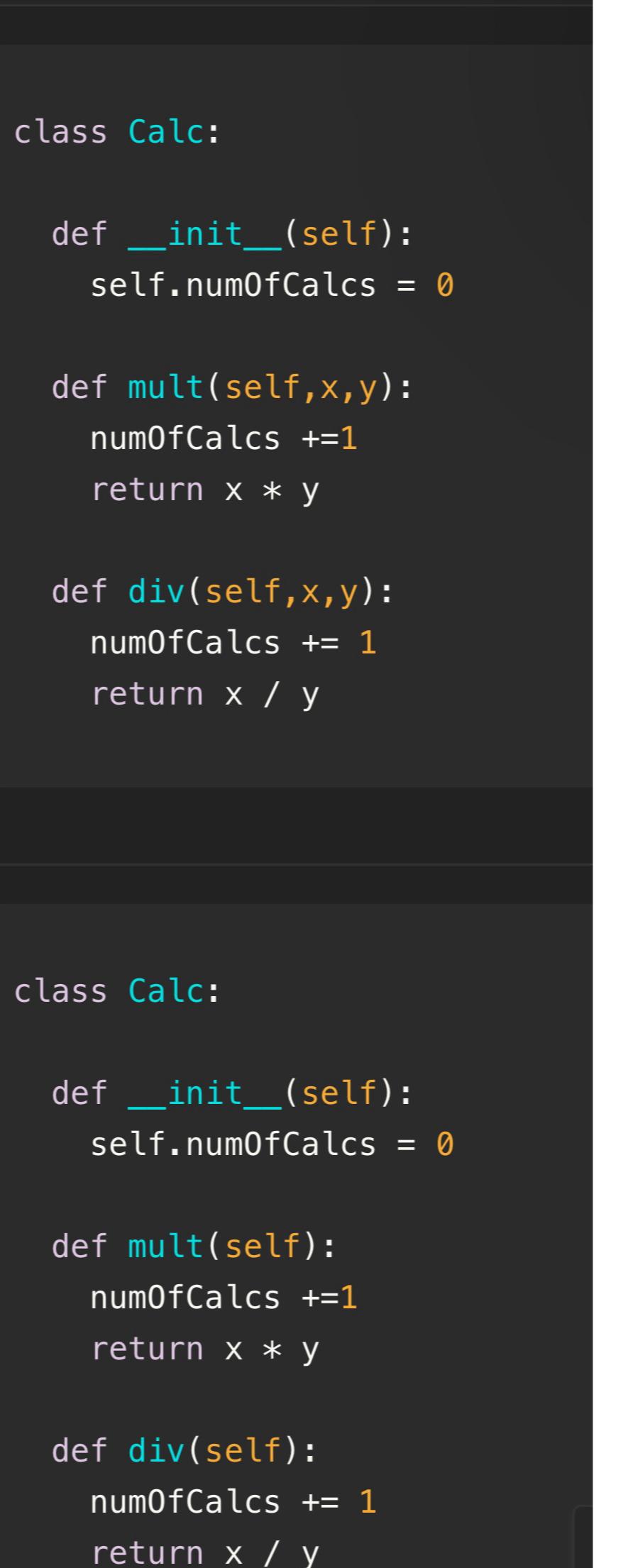 Solved If programming a class to represent a calculator, | Chegg.com