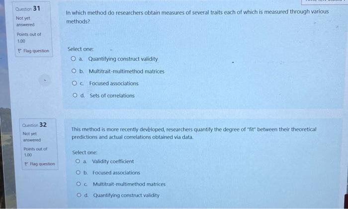 Solved In Which Method Do Researchers Obtain Measures Of | Chegg.com