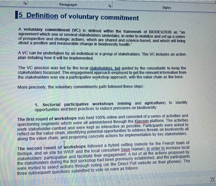 The Phase Two implementation was based on the