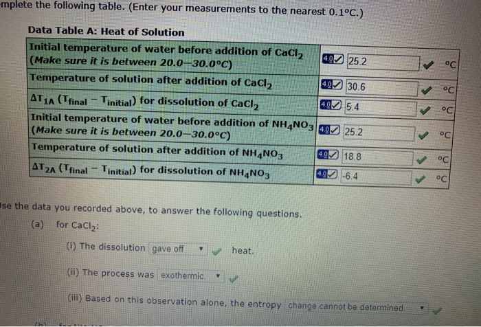 Solved 3. In Part A you dissolved CaCl2 in water. a. What | Chegg.com