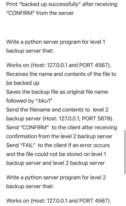 Exercises 3: In information technology, data backup | Chegg.com
