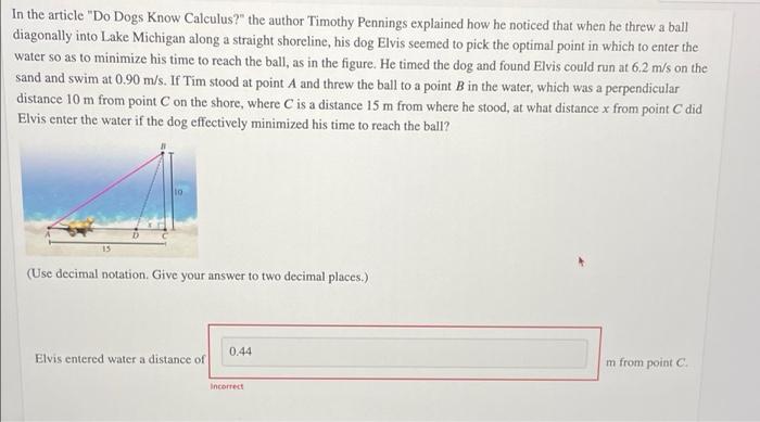 Solved In the article 