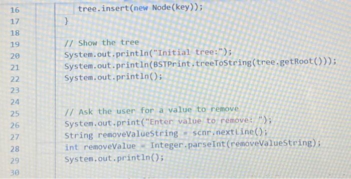 Solved A complete Binary Search Tree program (4 files) is | Chegg.com