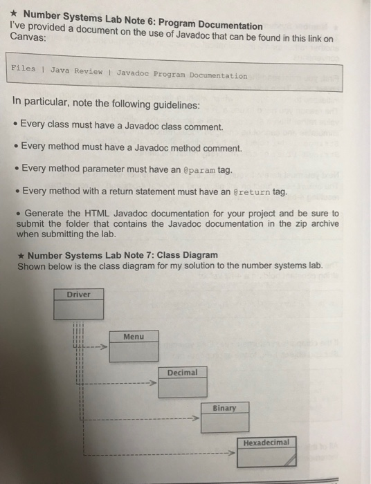 Computer Lab: Number Systems Construct an | Chegg.com