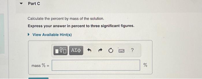 Solved Calculate the mole fraction of the solution. Express | Chegg.com