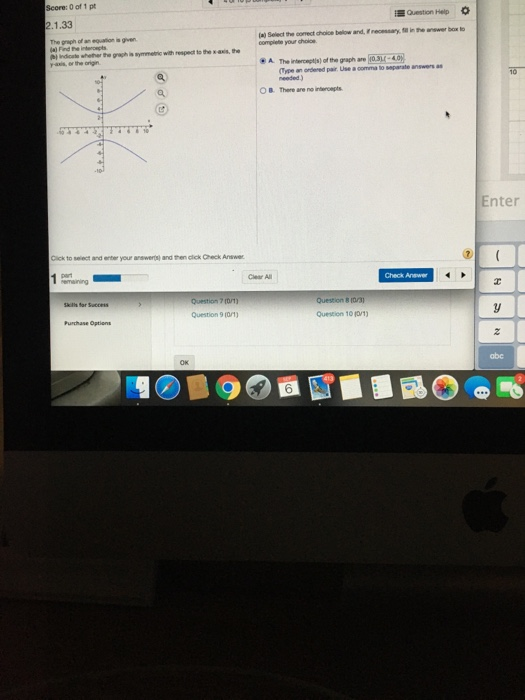 Solved Score: 0 of 1 pt 2.1.33 The graph of an is given and | Chegg.com