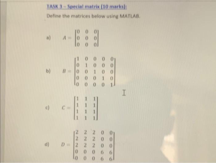 Solved IASK 1 - Basic of row and column vectors (10 marks): | Chegg.com