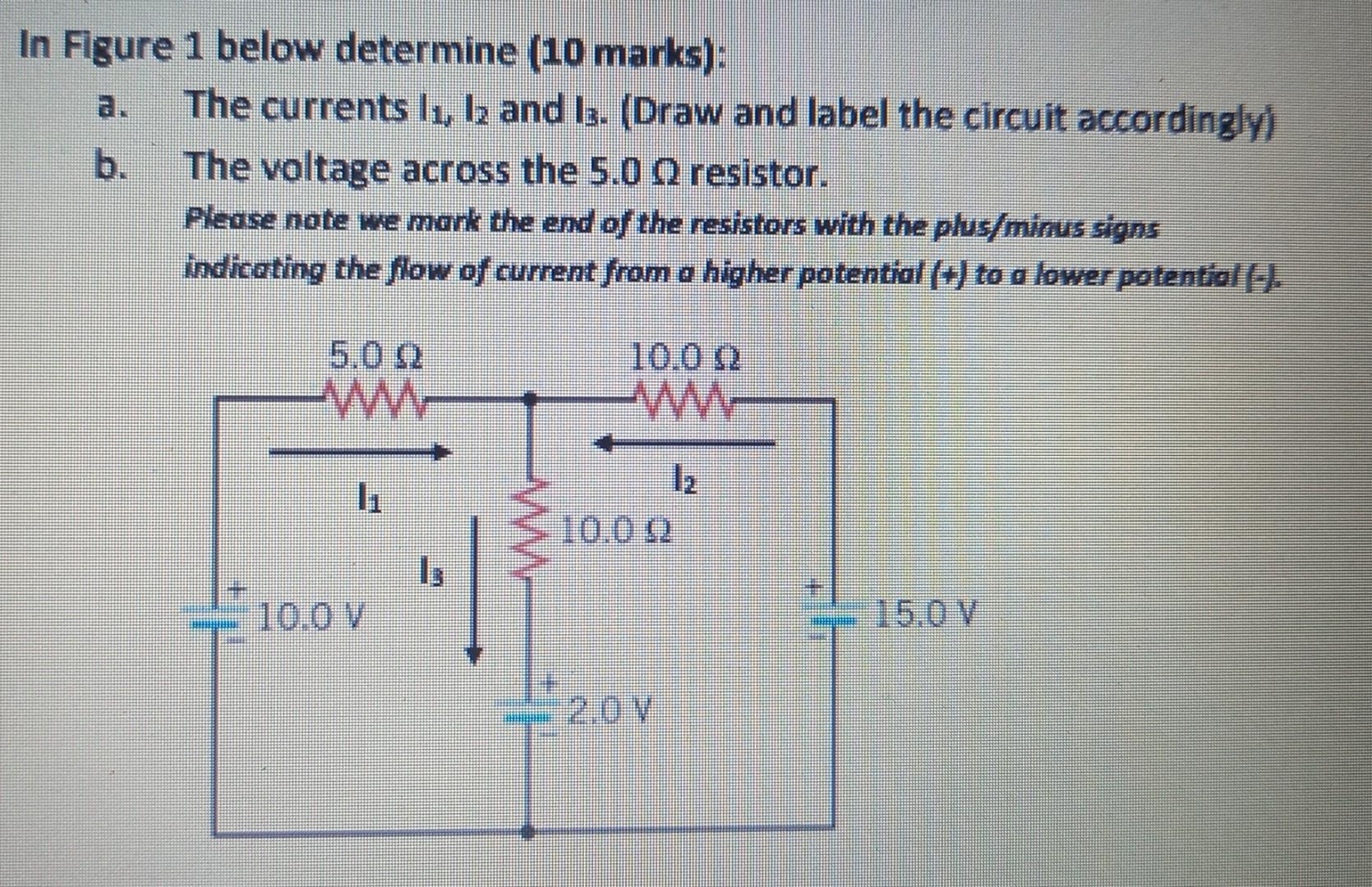 Solved In Figure 1 below determine (10 marks): a. The | Chegg.com