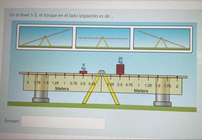 Solved 1. The net torque on the left side of level | Chegg.com