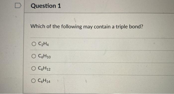 Solved Question 1 Which of the following may contain a Chegg