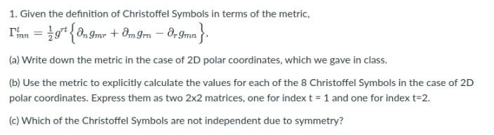 Solved 2. Use Your Results From 1 (b) To Derive An | Chegg.com