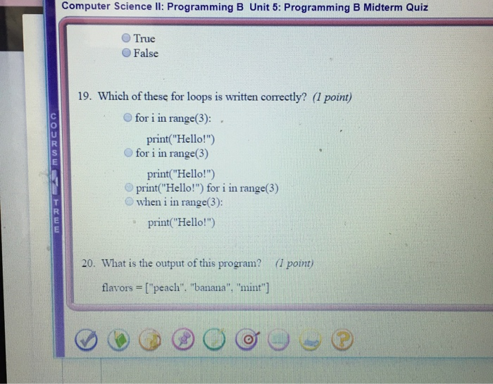 Solved Belo Computer Science Programming B: Programming B | Chegg.com