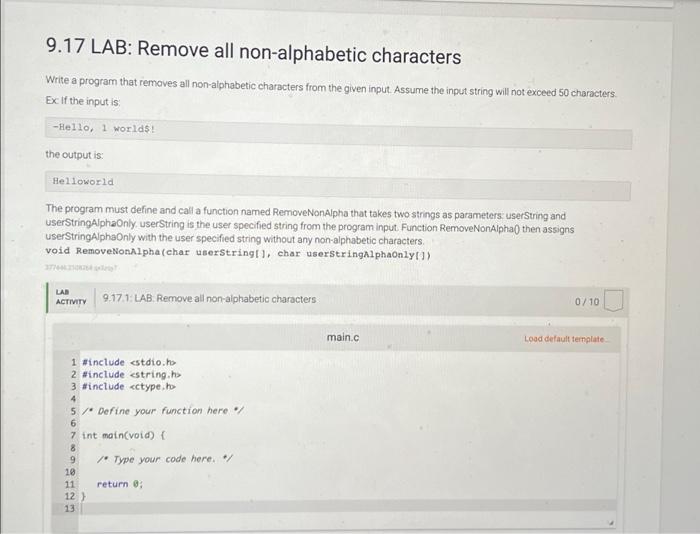 solved-7-11-lab-remove-all-non-alphabetic-characters-write-chegg